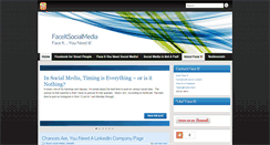 Desktop Screenshot of faceitsocialmedia.com