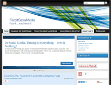 Tablet Screenshot of faceitsocialmedia.com